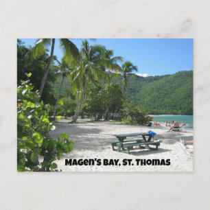World famous Magen's Bay, St. Thomas Postcard
