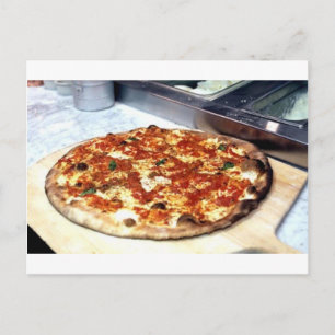 WORLD FAMOUS NEW YORK PIZZA POSTCARD