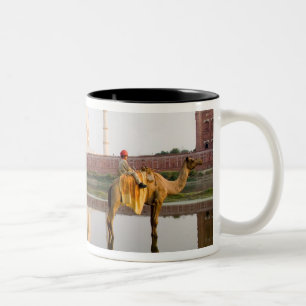 World famous Taj Mahal temple burial site at Two-Tone Coffee Mug