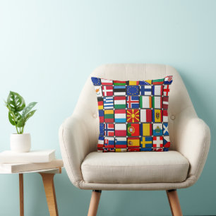 World Flags Collection, Throw Pillow