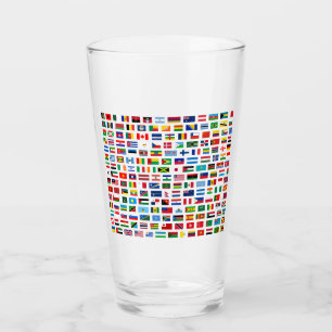 World flags glass