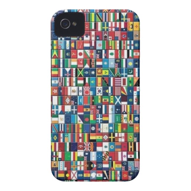 World Flags iPhone 4 Case (Back)