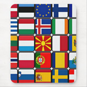 World Flags Mouse Mat