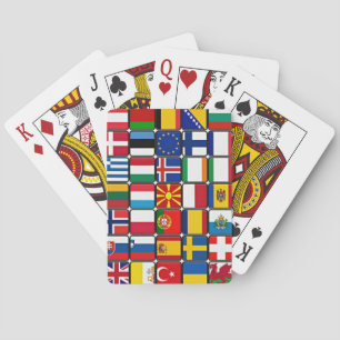 World Flags. Playing Cards