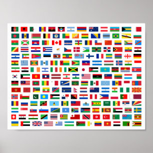 World flags poster