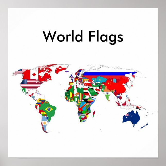 World Flags Poster (Front)