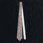 World Flags Tie<br><div class="desc">This tie features colourful flags of the world.</div>