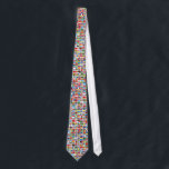 World Flags Tie<br><div class="desc">This tie features colourful flags of the world.</div>