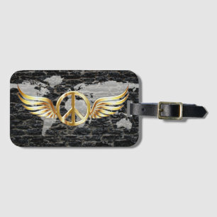 World flying Peace Luggage Tag