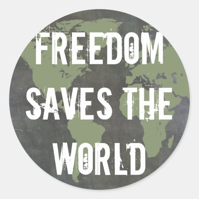 World Freedom Sticker (Front)