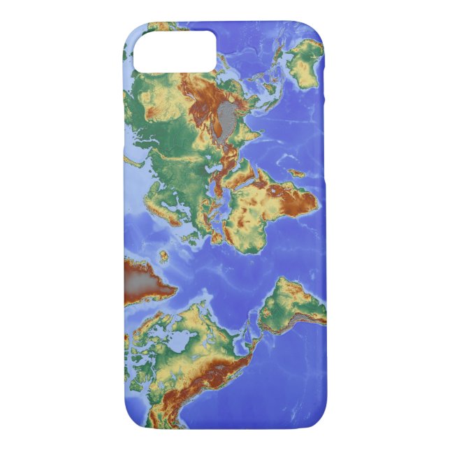 World Geographic International Map Case-Mate iPhone Case (Back)