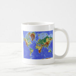 World Geographic International Map Coffee Mug