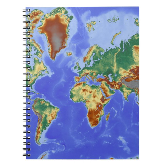 World Geographic International Map Notebook (Front)