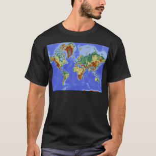 World Geographic International Map T-Shirt