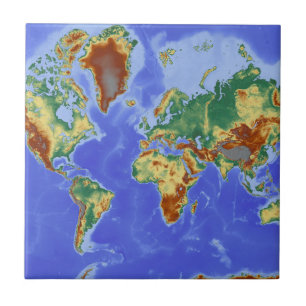 World Geographic International Map Tile
