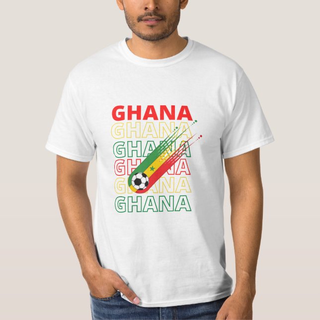World Ghana Soccer Vintage T-Shirt (Front)