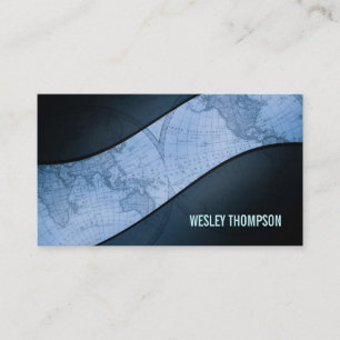 World Globe Business Cards