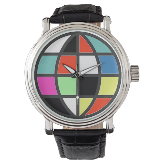 World Globe color time Watch (Front)