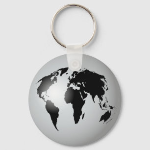 World Globe Key Ring