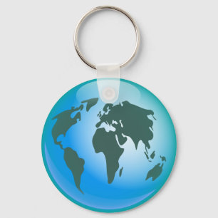 World Globe Key Ring
