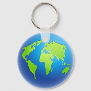 World Globe Key Ring