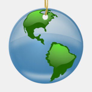 world globe ornament