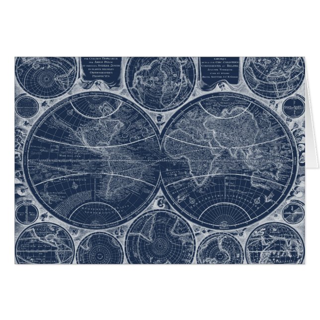 World Globes Blueprint (Front Horizontal)
