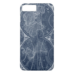 World Globes Blueprint iPhone 8 Plus/7 Plus Case