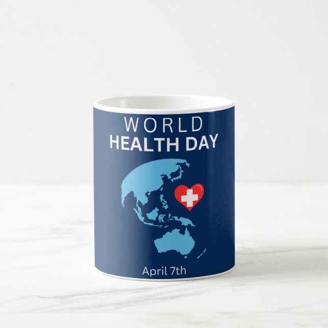 World Health Day April 7th Coffee Mug (Center)