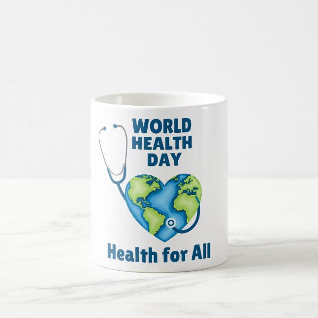 World Health Day Health For All Coffee Mug (Center)