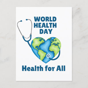 World Health Day Health For All Postcard