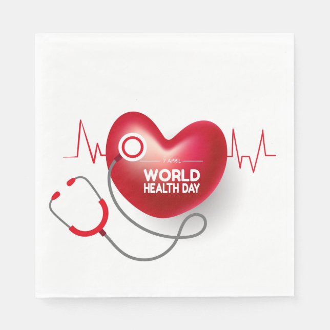 World Health Day  Napkin (Front)