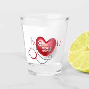 World Health Day Shot Glass