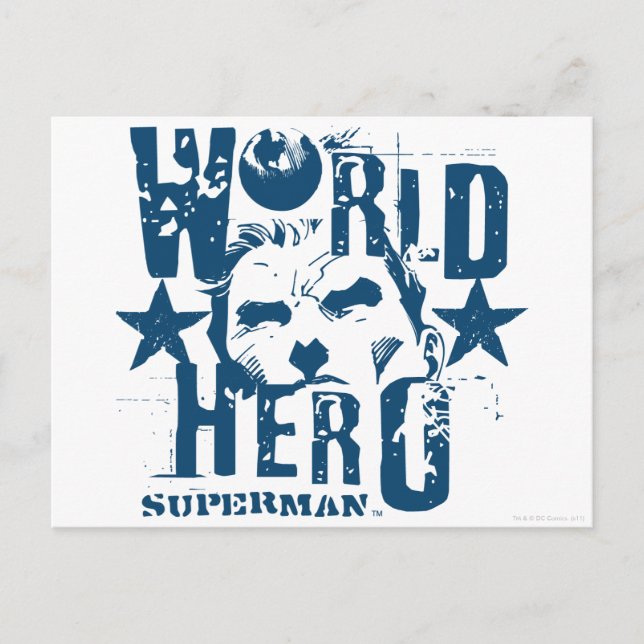 World Hero Stars Postcard (Front)