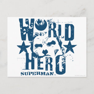 World Hero Stars Postcard