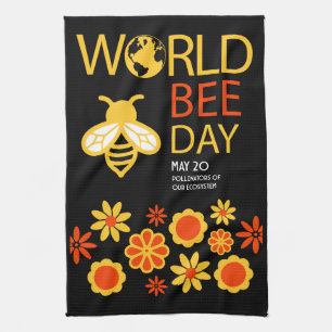 World Honey Day May 20 Tea Towel