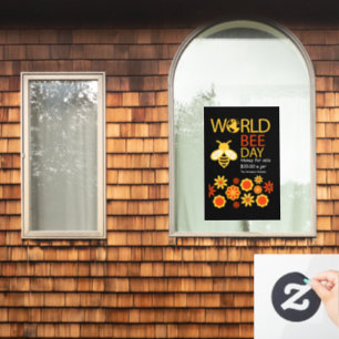 World Honey Day May 20 Window Cling