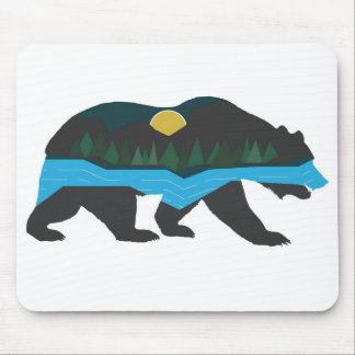 World in a Bear Mouse Mat