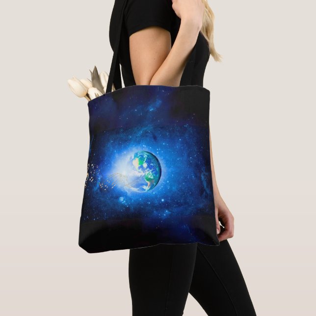 World in Harmony - Music Fan Gift -  Tote Bag (Close Up)