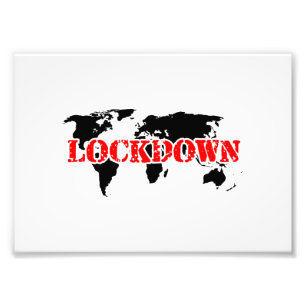 World In Lockdown Photo Print