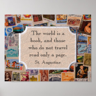 World is a Book - art print