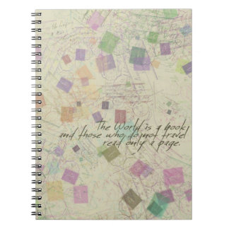 World is a book Notebook