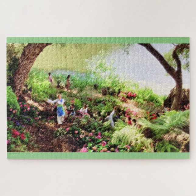 WORLD IS A CIRCLE Puzzle (Horizontal)