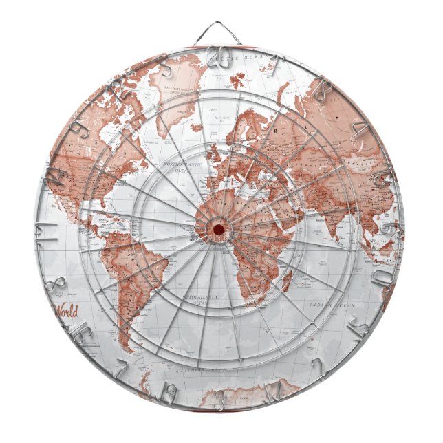 World is Art - Red Dartboard (Front)