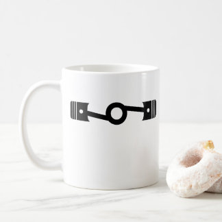 "World is Flat"-style logo without caption Coffee Mug