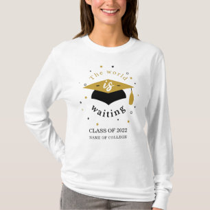 World is Waiting Class of 2022 Grad Personalised T-Shirt