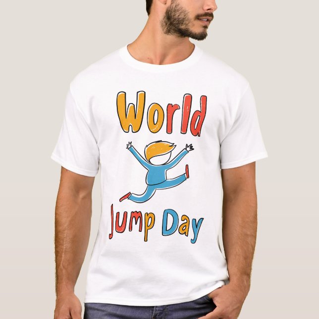 World Jump Day T-Shirt (Front)
