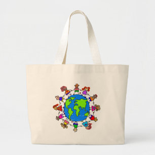 World Kids Large Tote Bag