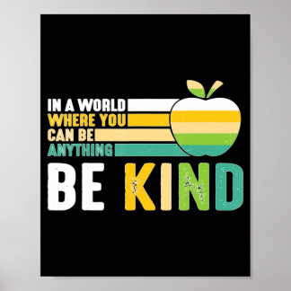 World Kindness Unity Day Antibullying Be Nice Kind Poster