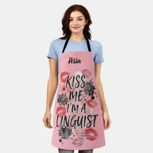 World Kissing Day Apron